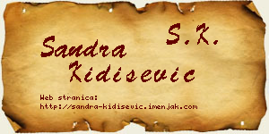 Sandra Kidišević vizit kartica
